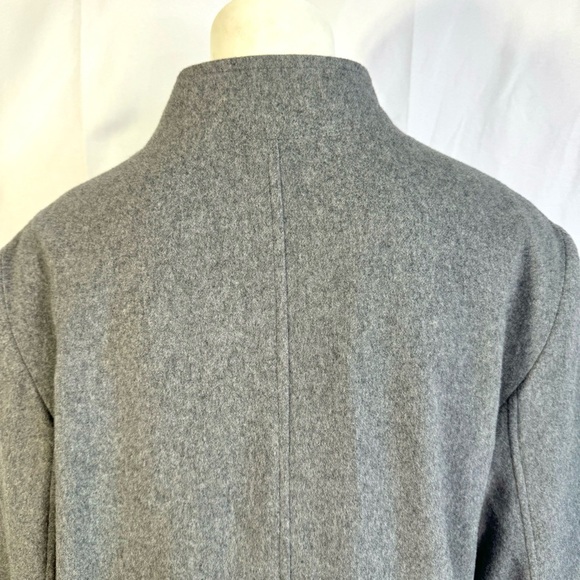 LOUBEN GREY CASHMERE AND WOOL JACKET MADE IN CANADA WOMAN SIZE 12 - Picture 16 of 17
